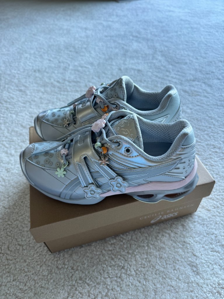 Asics Gel-Kinetic Fr | Cecilie Bahnsen Piedmont Grey Pure Silver | Us Women 7 — image 4 of 6